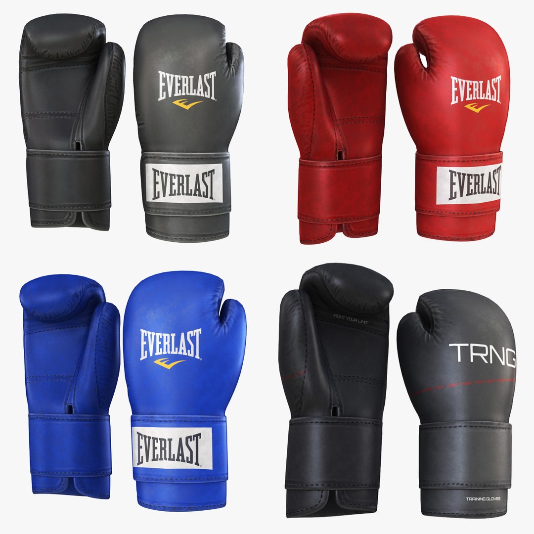 3D Boxing Gloves Collection TurboSquid 1947794