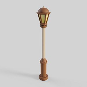 Cartoon Street Light 2 3D