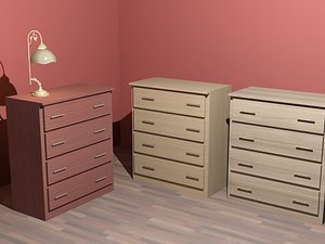3dsmax drawer commode
