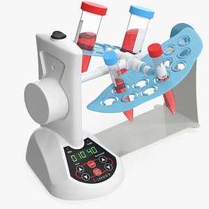 Lab Rotating Mixer 3D Model