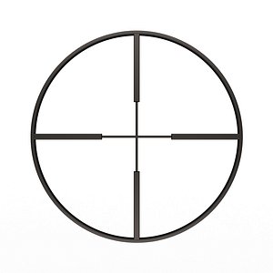 3D Sniper Target Symbol