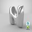Foil Balloon Letter N Silver