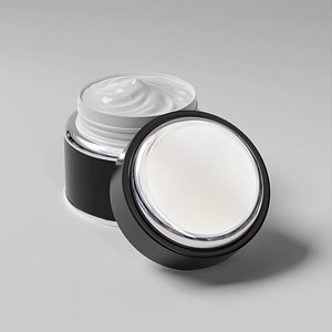 3D model Cream Jar 43