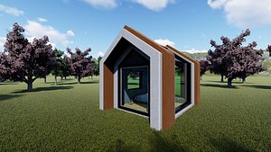3D camp house model