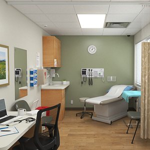 3D Doctor office model