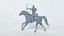 Modèle d'impression 3D d'un archer de cavalerie romaine 1