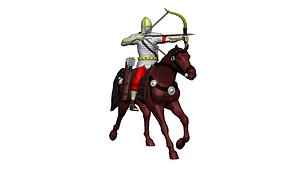 Roman cavalry Archer 1 3D print model 3D model