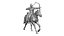Modèle d'impression 3D d'un archer de cavalerie romaine 1