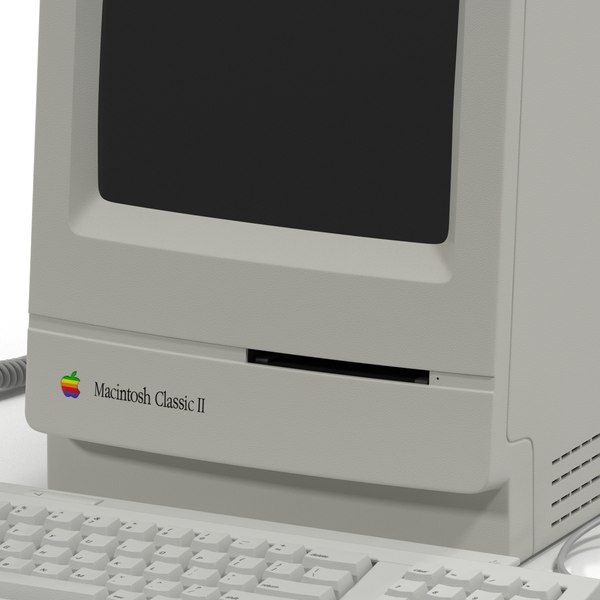 modelo 3d Computadora de escritorio Apple Macintosh Classic II ...