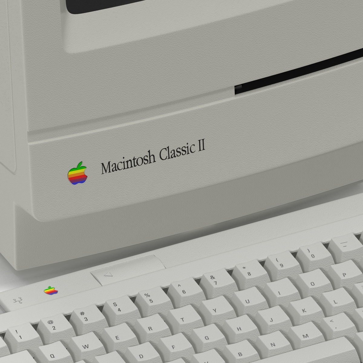 apple macintosh classic ii 3d max