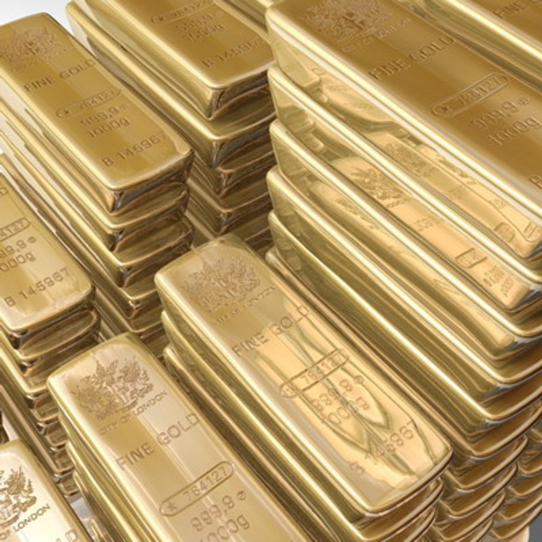 Gold Bar 3d Model