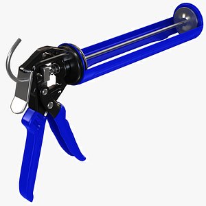 3D Caulking Gun Blue