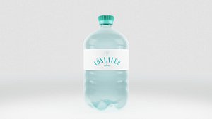 3D Bottle Water Voeslauer