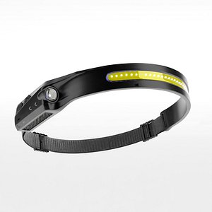 3D High-Poly Headlamp 3D Model Detailed  Realistic model