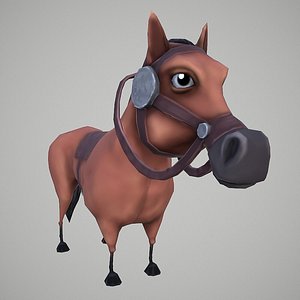 horse cartoon 3D