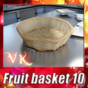 3d fruit basket 10 -