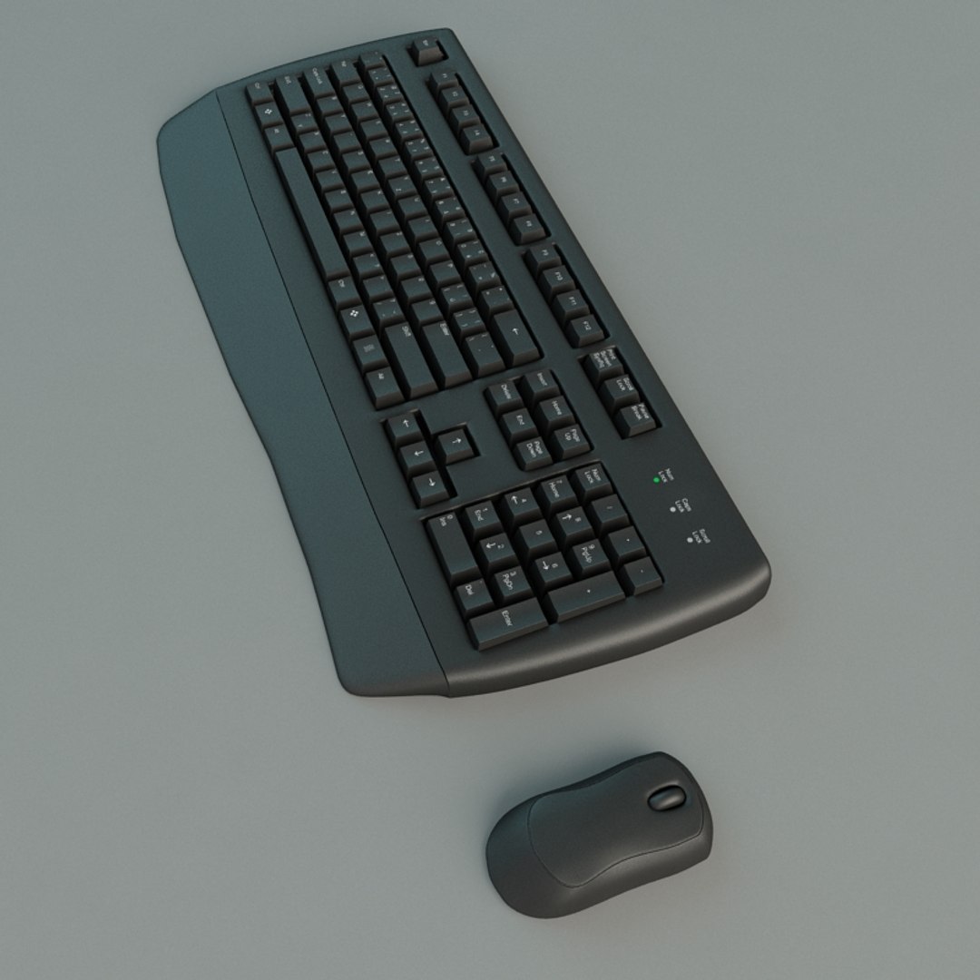 3d Model Keyboard Mouse