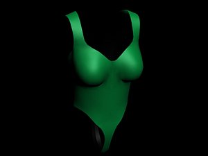female swimsuit 3d model