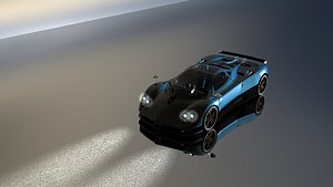 pagani zonda c4d
