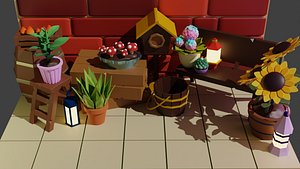 Plants and pods props