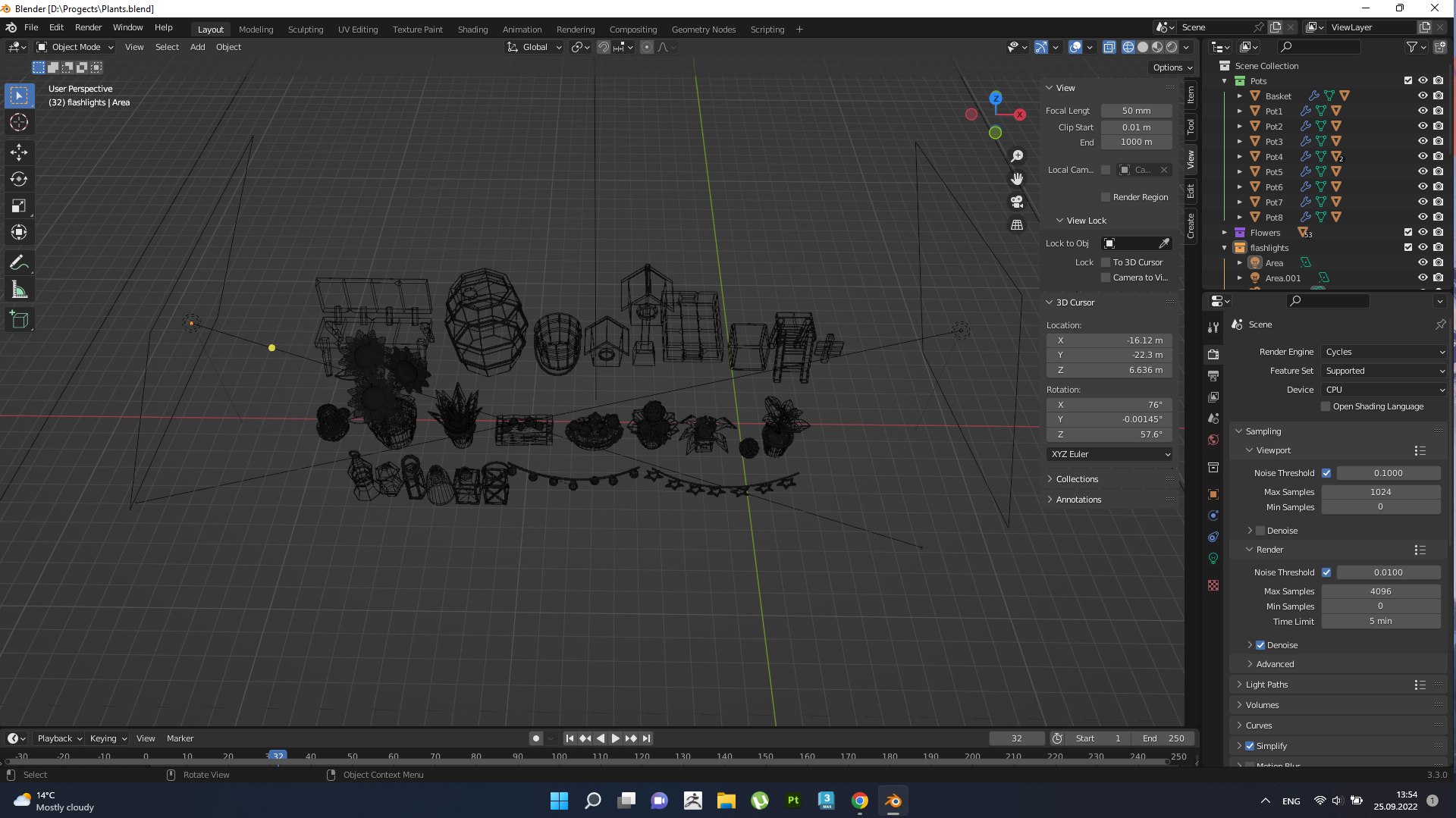 Plants And Pods Props Model - TurboSquid 1963723