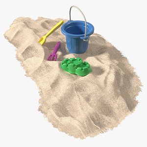 3D Beach Sand Toys Set