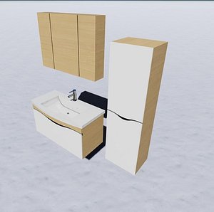3D bathroom closet