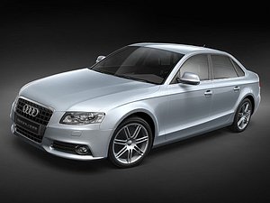 audi a4 2008 midpoly 3d max