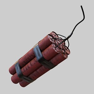 Dynamite Pack - 7 - PBR Low Poly