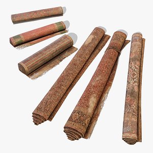 Folded Carpets 3D model