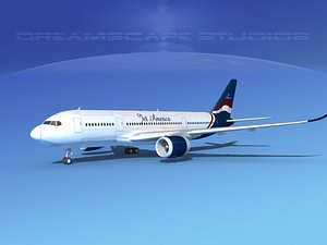 airbus a350 jet 3ds