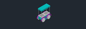 Corn Boiling Cart Machine