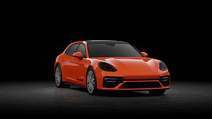 3D Porsche Panamera Sport Turismo 2021