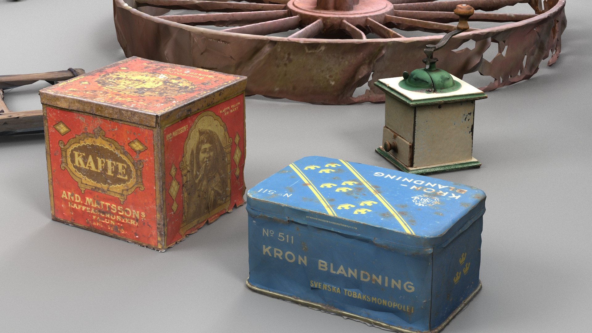 Old Stuff Props 3D - TurboSquid 2104267