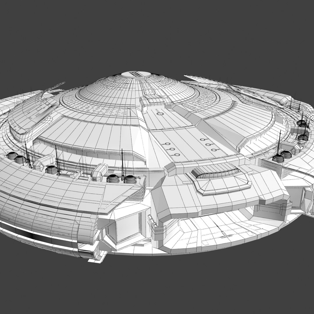 - Mothership 3D Model - TurboSquid 1311147