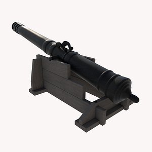 3D model cossack mortar1