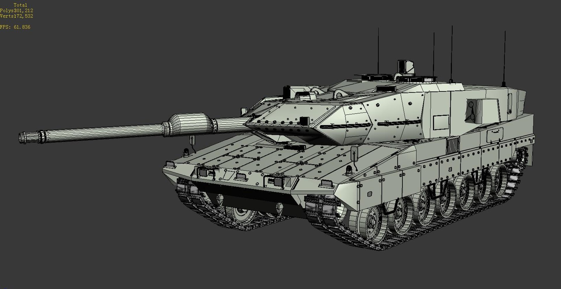 Obj Strv122 Swedish Main Battle Tank