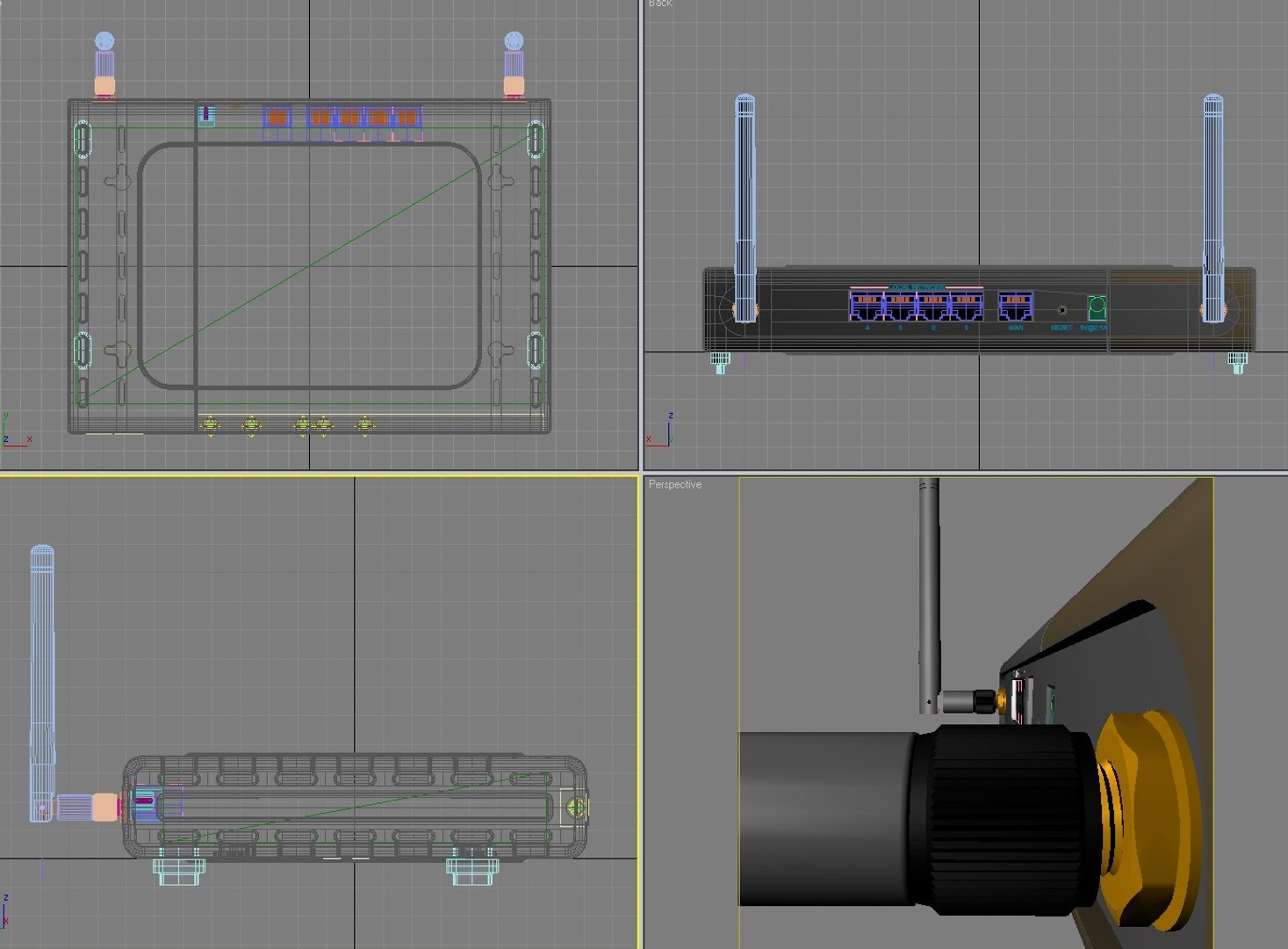 3dsmax Wireless Router