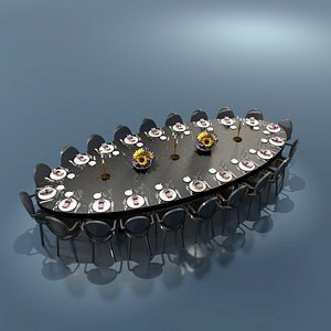 Oval Dining Table