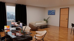 Modern OFFICE Interior 3D