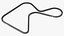 Accessory Drive V Belt Working Position