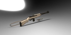 m1 carbine 3D model