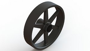 briggs stratton lawnmower wheel 3D model