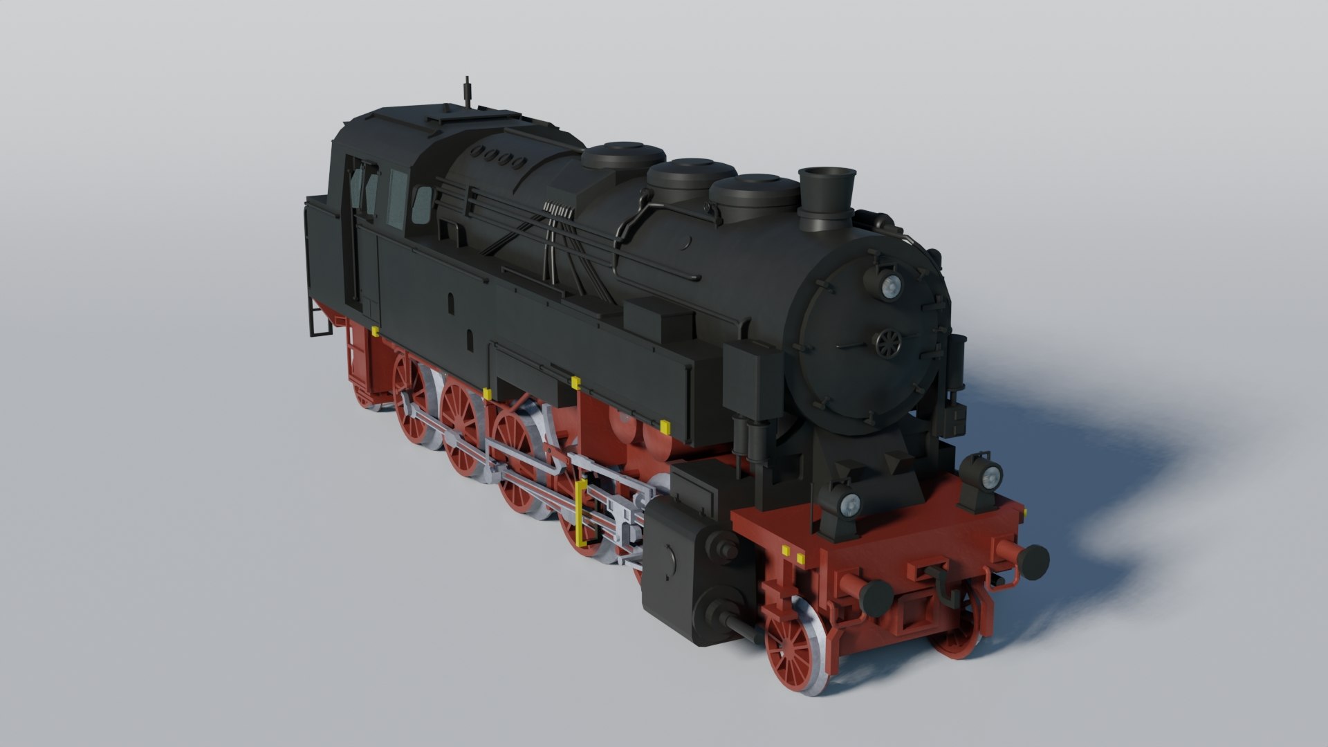 3D Model Historical German BR95 Steam Engine - TurboSquid 1984664