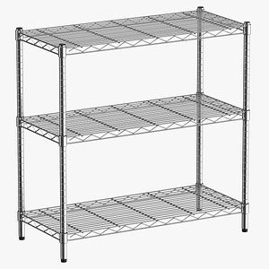 Wall Shelves Type 02 Size 02 Clean 3D