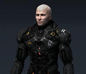 sci fi cyborg