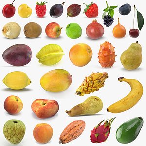 Fruits 3D Models Collection 6