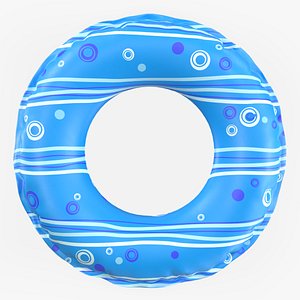 inflatable swimming pool float 3d model
