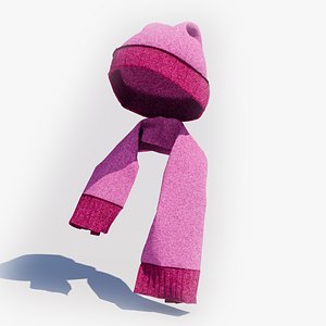 Knitted hat model