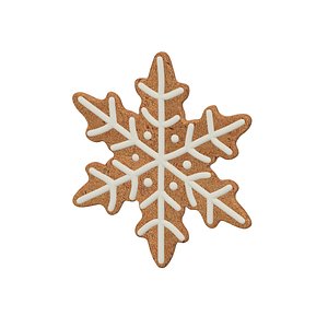3D gingerbread cookie ginger